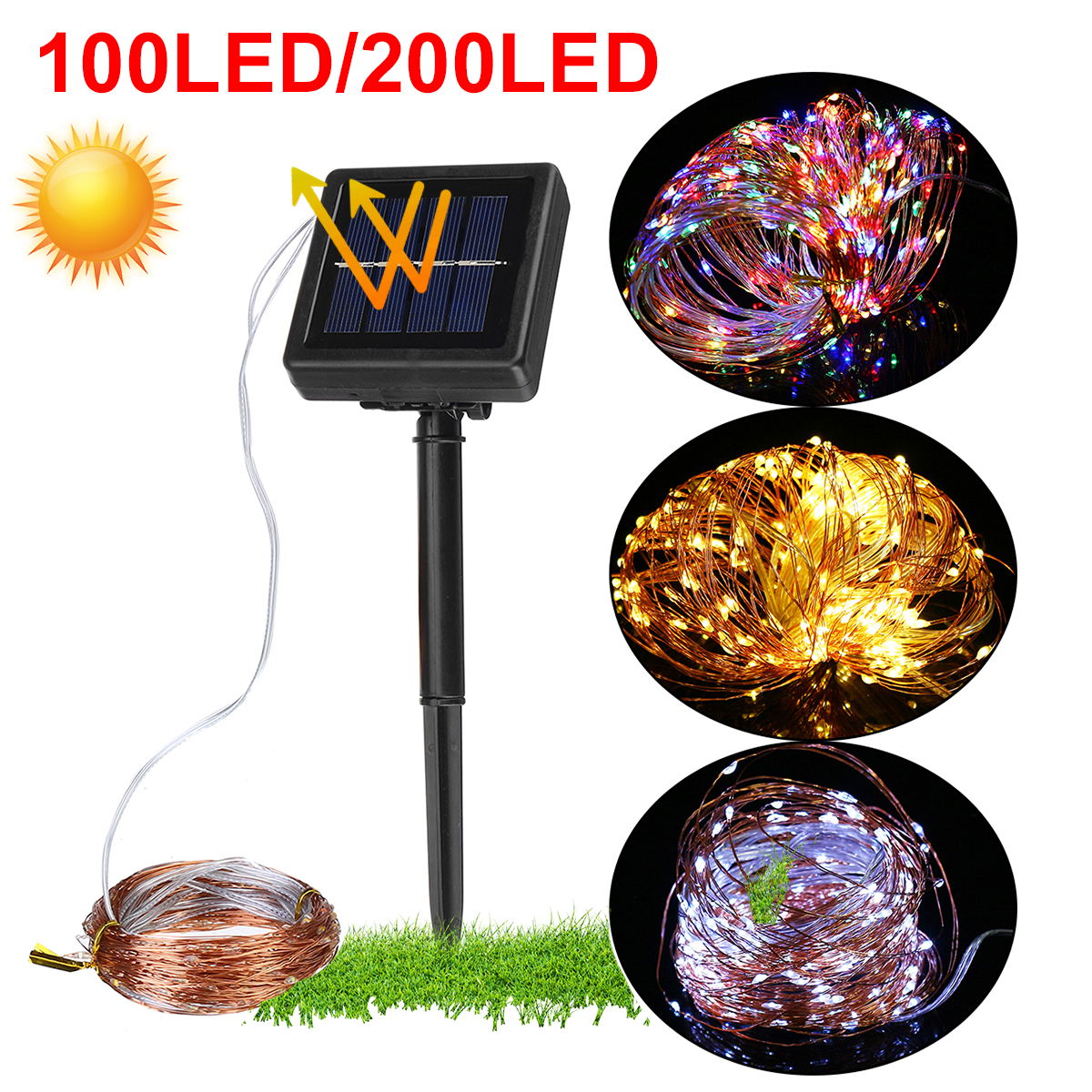 12M22MLEDSolarPowerStringLight8ModesCopperWireFairyOutdoorGardenWaterproofHolidayDecorativeLamp-1713762-1