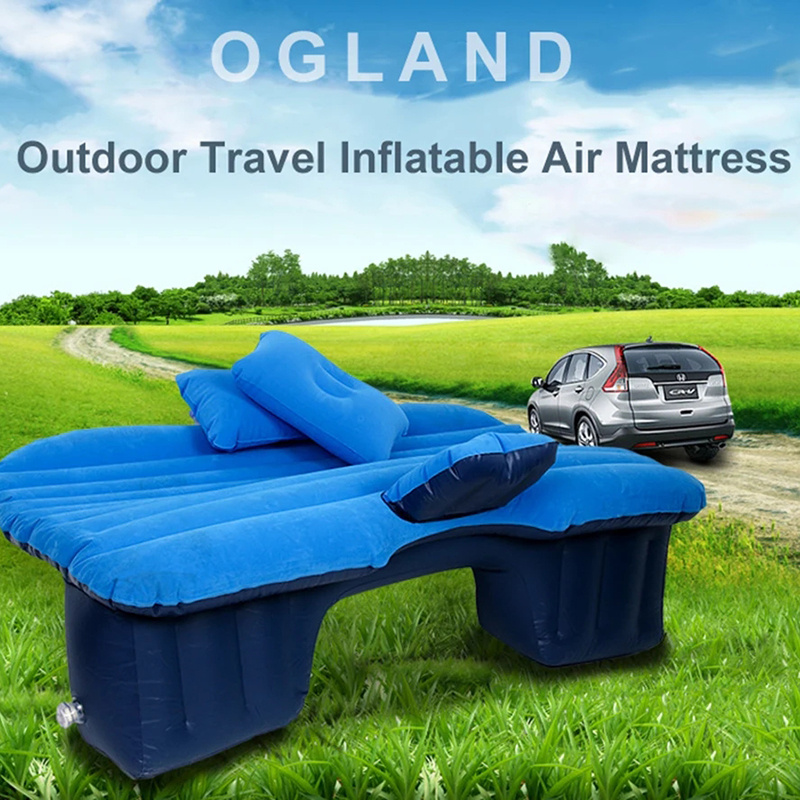 138x85cmCarAirInflatableTravelMattressBackSeatBedMultifunctionalSofaAirBedPillowWithAirOutdoorCampin-2010316-1