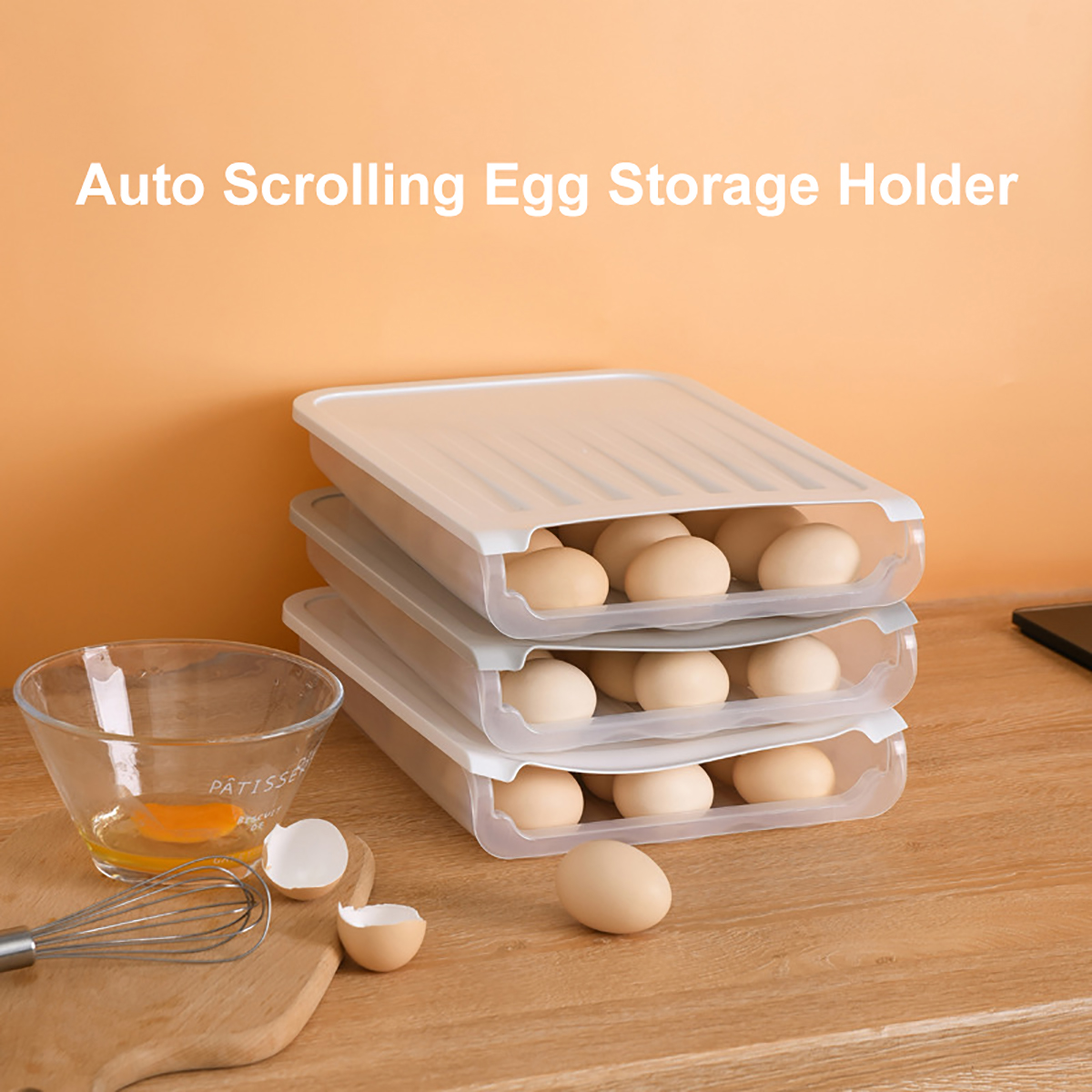 18GridKitchenEggStorageEggsHolderStackableFreezerDust-proofAndPortableEggStorageContainer-1838565-1