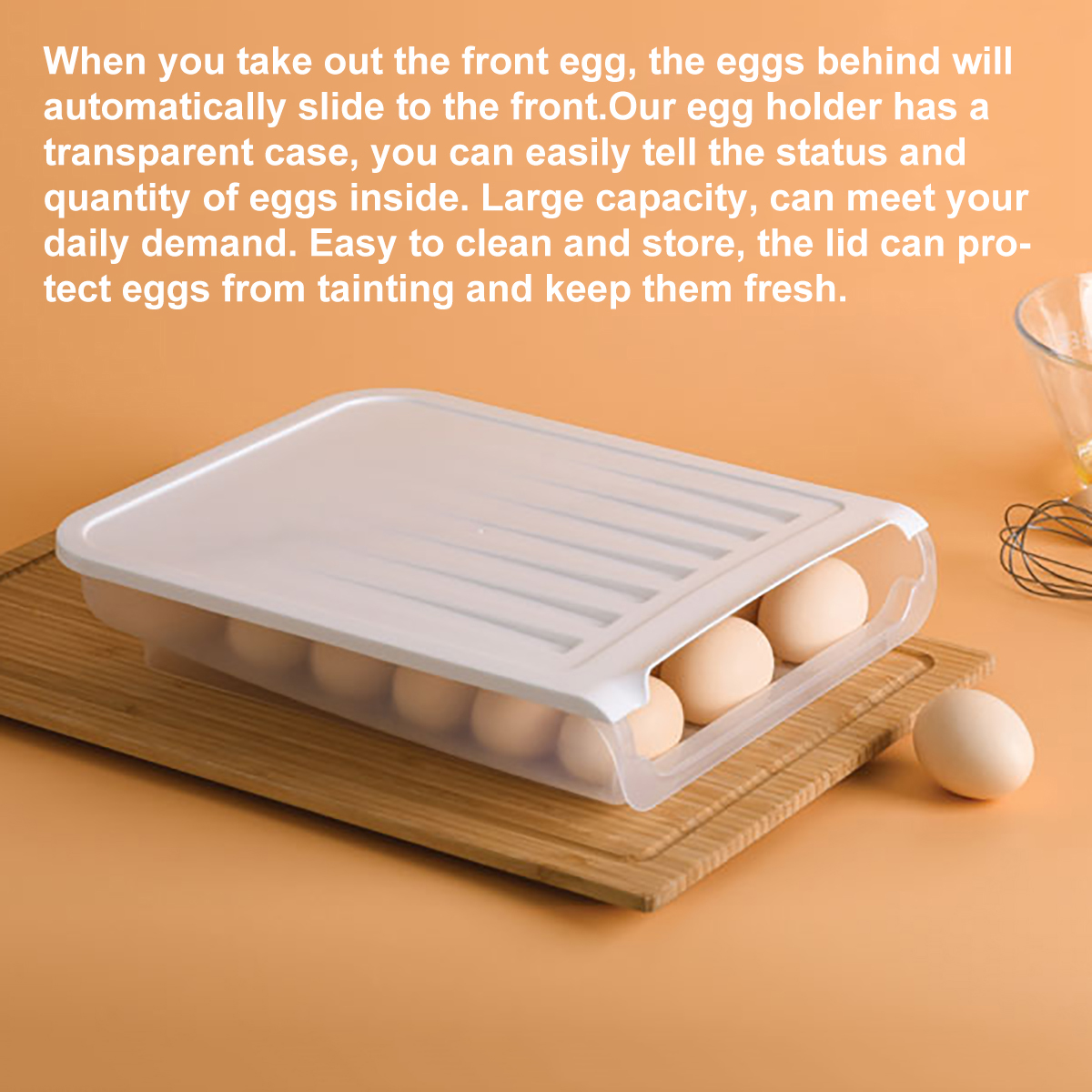 18GridKitchenEggStorageEggsHolderStackableFreezerDust-proofAndPortableEggStorageContainer-1838565-2