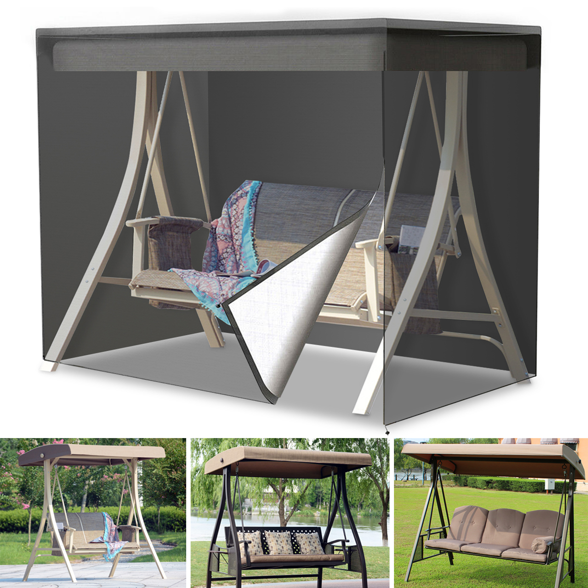 200x170x125cm210D3SeaterSwingSeatChairHammockCoverOutdoorFurnitureWaterproofCoverGardenYardSofaChair-1674861-1
