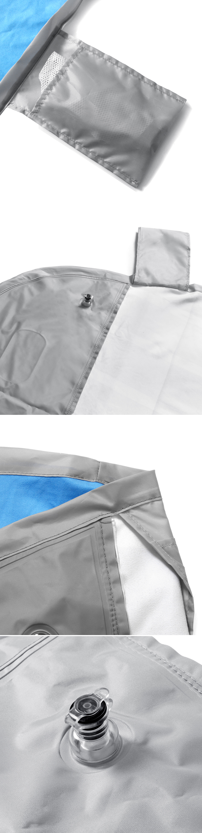 210x95cmOutdoorInflatableLazyBeachMatAirMattressesFoldableCampingPicnicTravelSleepingPad-1525798-2