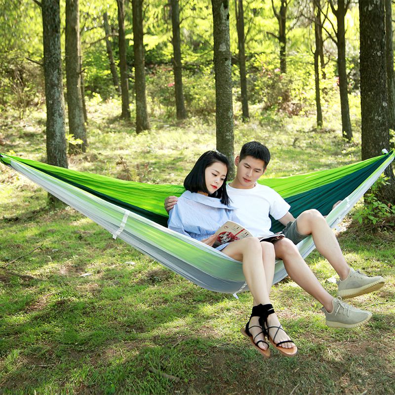 260x140cmDoublePeopleMosquitoHammockCampingGardenSleepingHangingBedMaxLoad300kg-1674807-5