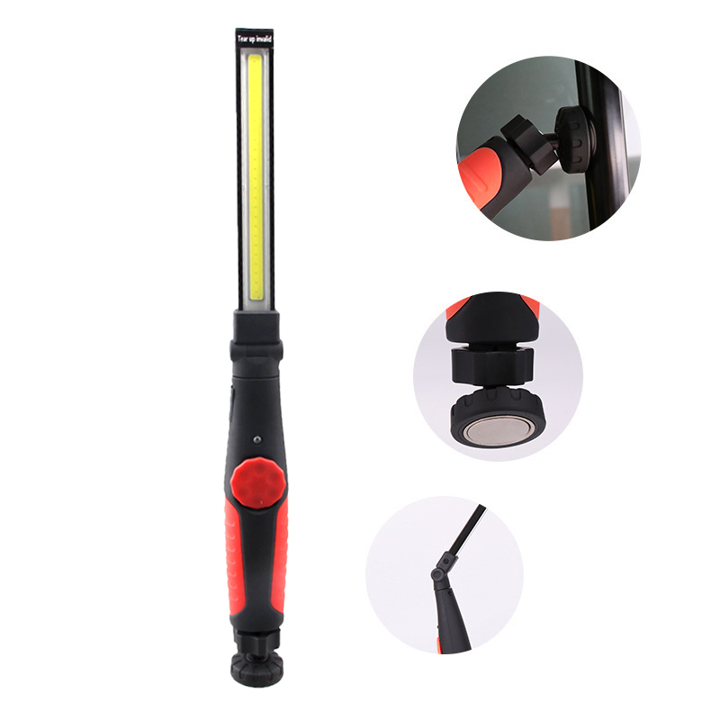 410LumensMultifunctionCOBLEDFlashlightFoldingMagneticAttractionUSBRechargeableWorkingLight-1696699-6