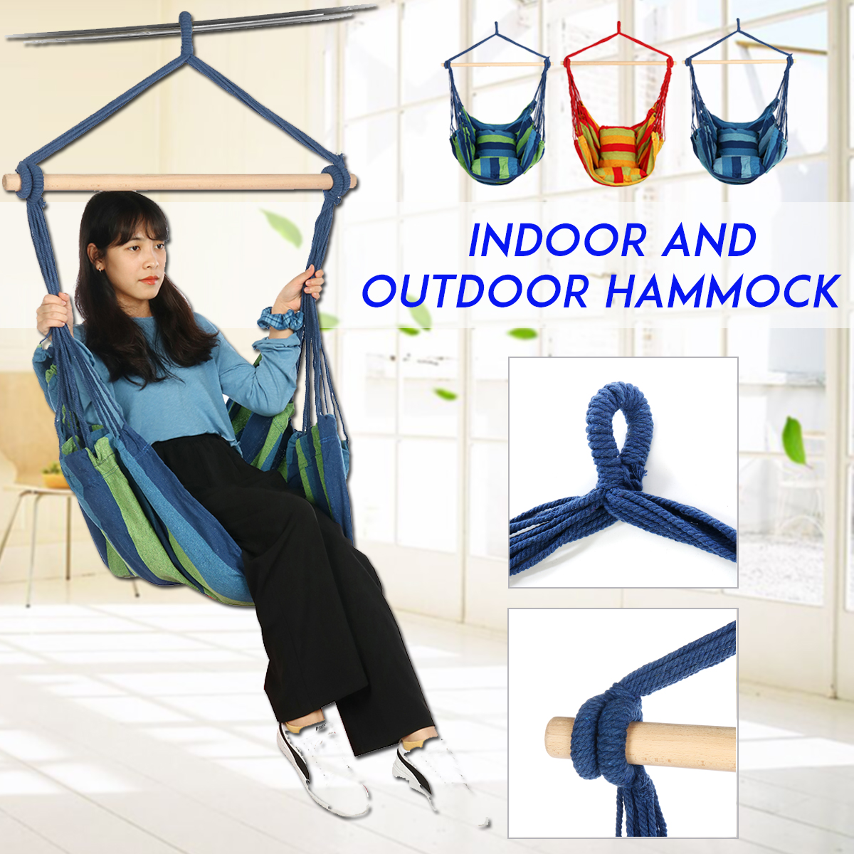 HammockChairCampingHangingRopeSwingOutdoorPicnicHikingTravel-1697620-1