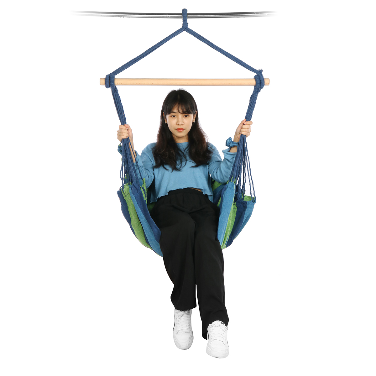 HammockChairCampingHangingRopeSwingOutdoorPicnicHikingTravel-1697620-6