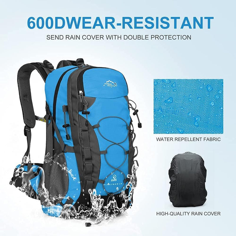 Inoxto40LLargeCapacityOutdoorLightweightBackpackWaterproofSportyBagDesignForTravelBackpackMountainCl-2007812-2