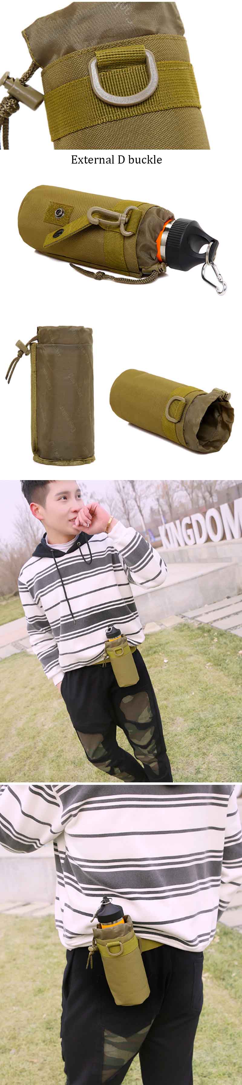 KALOAD19x8cmTacticalWaterBottleBagKettlePouchWaterCupWaistShoulderBag-1452702-2