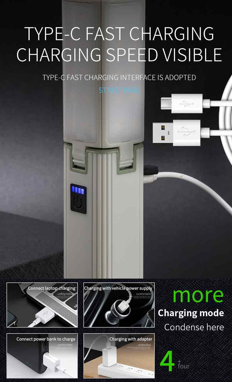 LEDCampingLanternCompactWaterproof3LightingModesUSBRechargeableforFishingTravelingPicnicOutdoorLight-2005570-11