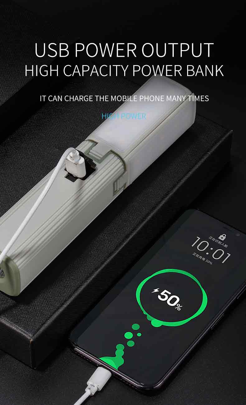 LEDCampingLanternCompactWaterproof3LightingModesUSBRechargeableforFishingTravelingPicnicOutdoorLight-2005570-8
