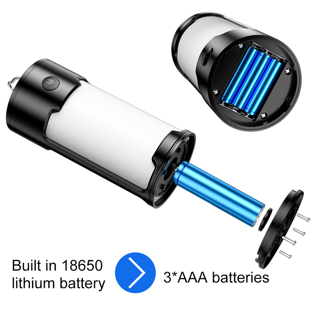 LEDCampingLanternRechargeableBuilt-in18650BatteryPortableTentLampOutdoorWaterproofCampingEmergencyLi-1957427-5