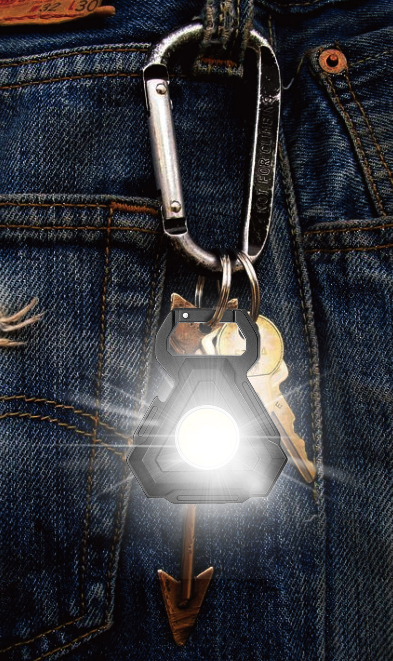LEDKeychainLightType-cRechargeablePortableCampingLampPowerfulCOBTorchWithMagnetHookCorkscrewWaterpro-1957428-7