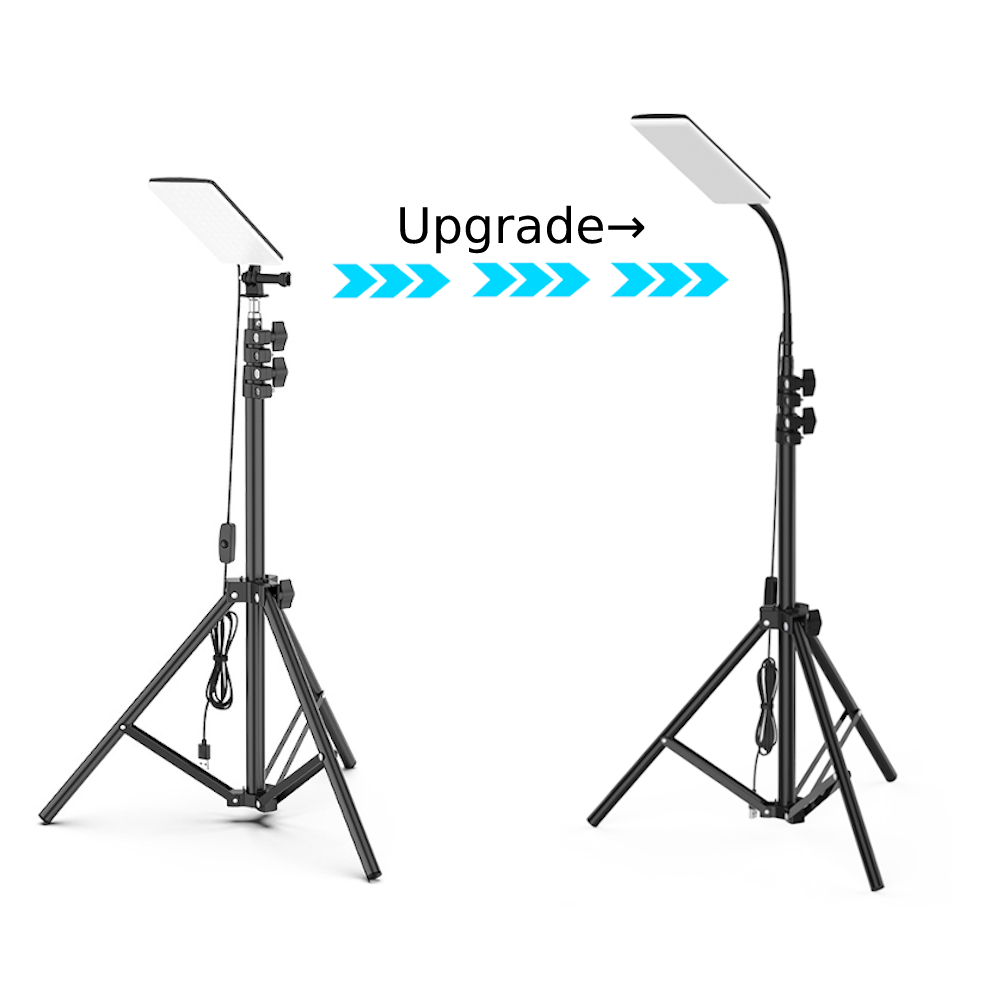 LEORY84LED1000LMUpgradedHead18mAdjustableTripodStandLightPortableOutdoorLEDWorkLampPhotographyEmerge-1921214-1