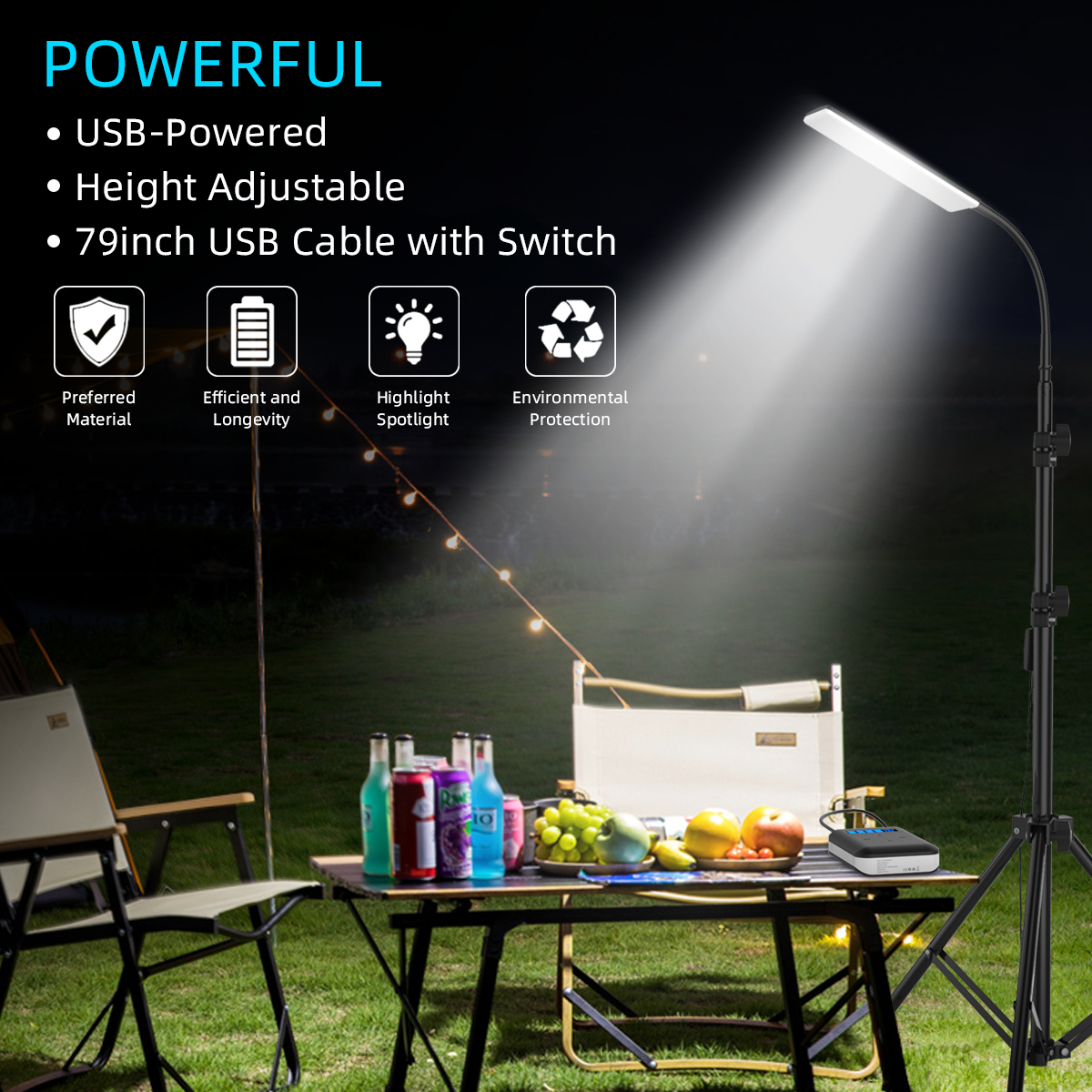 LEORY84LED1000LMUpgradedHead18mAdjustableTripodStandLightPortableOutdoorLEDWorkLampPhotographyEmerge-1921214-5