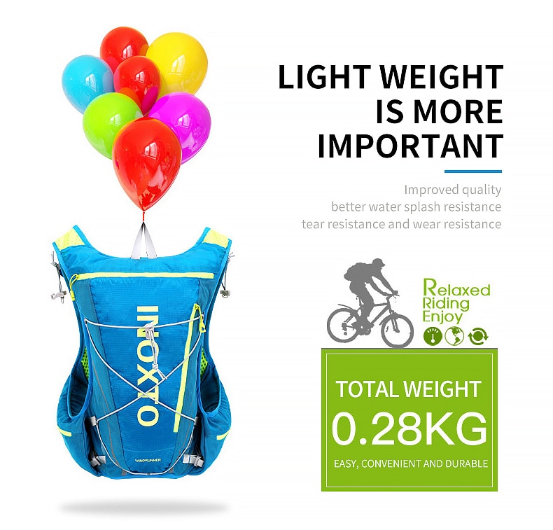 LargeCapacityLightWeightRunningVestBackpackMenWomenOutdoorSportWaterBagsTrailJoggingHikingRucksack-2007808-4