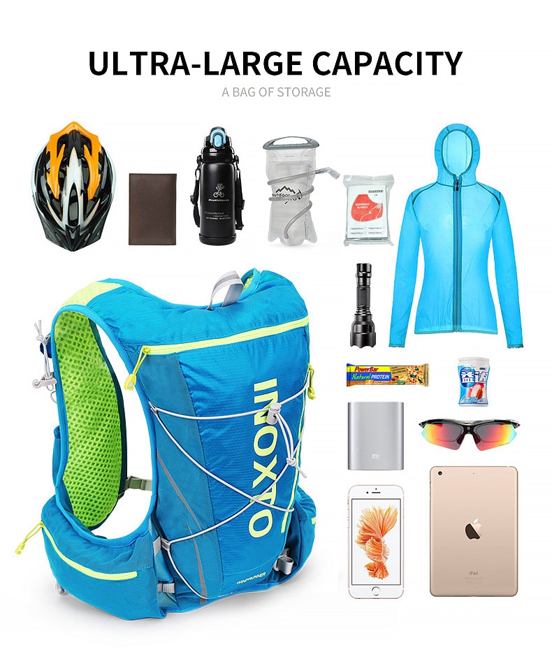 LargeCapacityLightWeightRunningVestBackpackMenWomenOutdoorSportWaterBagsTrailJoggingHikingRucksack-2007808-9