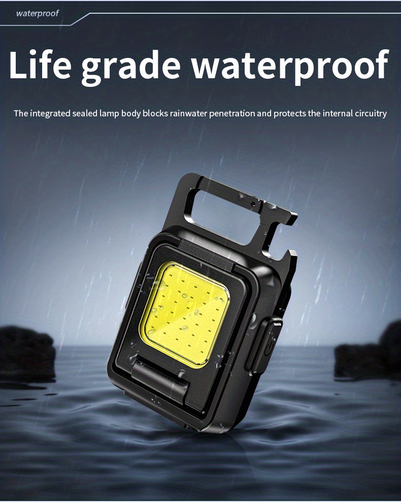 Multifunctional1000LmSuperBrightnessFlashlightType-CFastChargeWaterproofMiniPortableWeightlightBottl-1996418-5