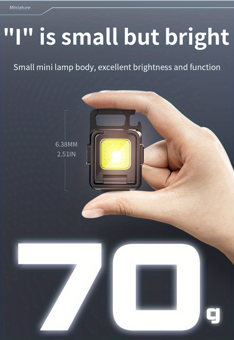 Multifunctional1000LmSuperBrightnessFlashlightType-CFastChargeWaterproofMiniPortableWeightlightBottl-1996418-8