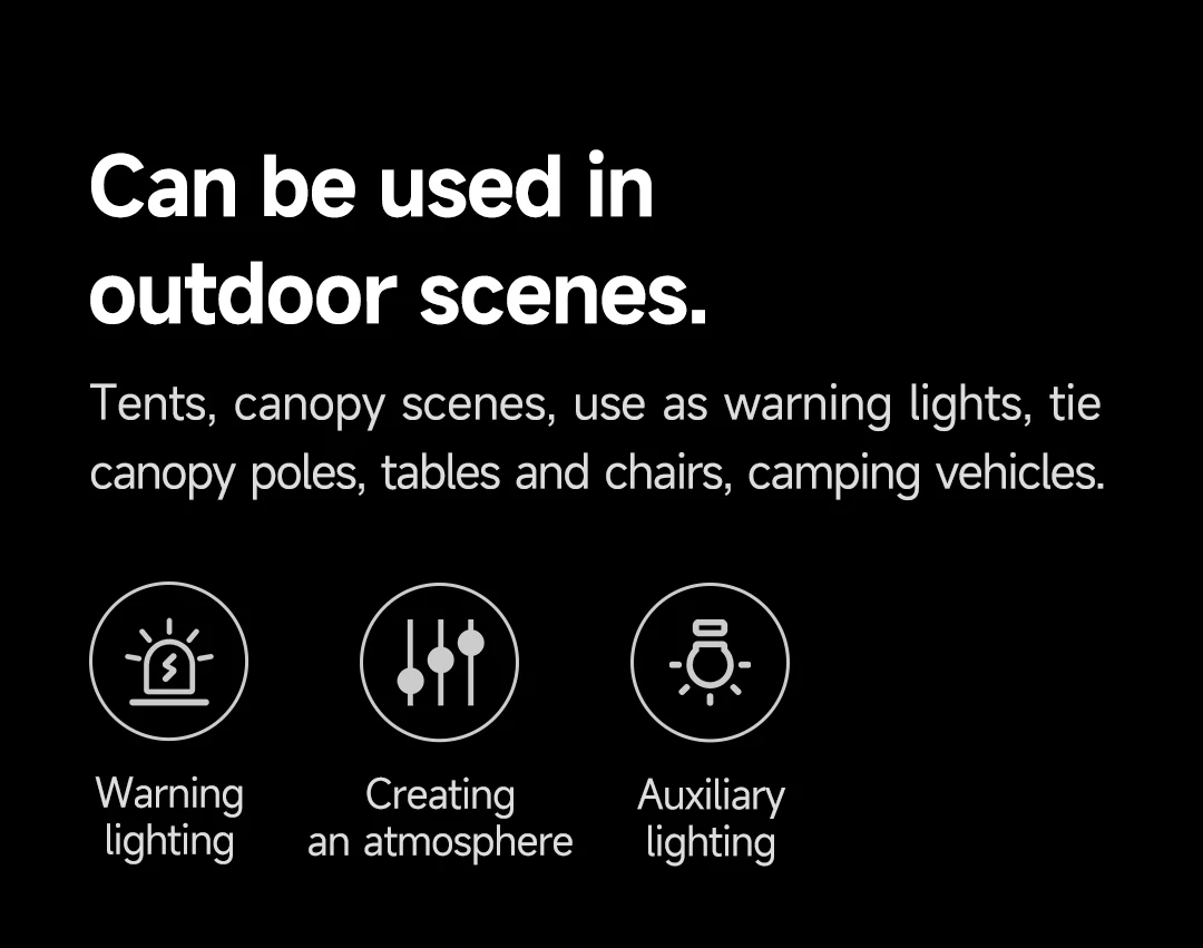 NexToolMulti-FunctionalTwinkleAmbientLightwith2MStripWaterproofOutdoorCampingAtmosphereRGBLampCyclin-2012344-8