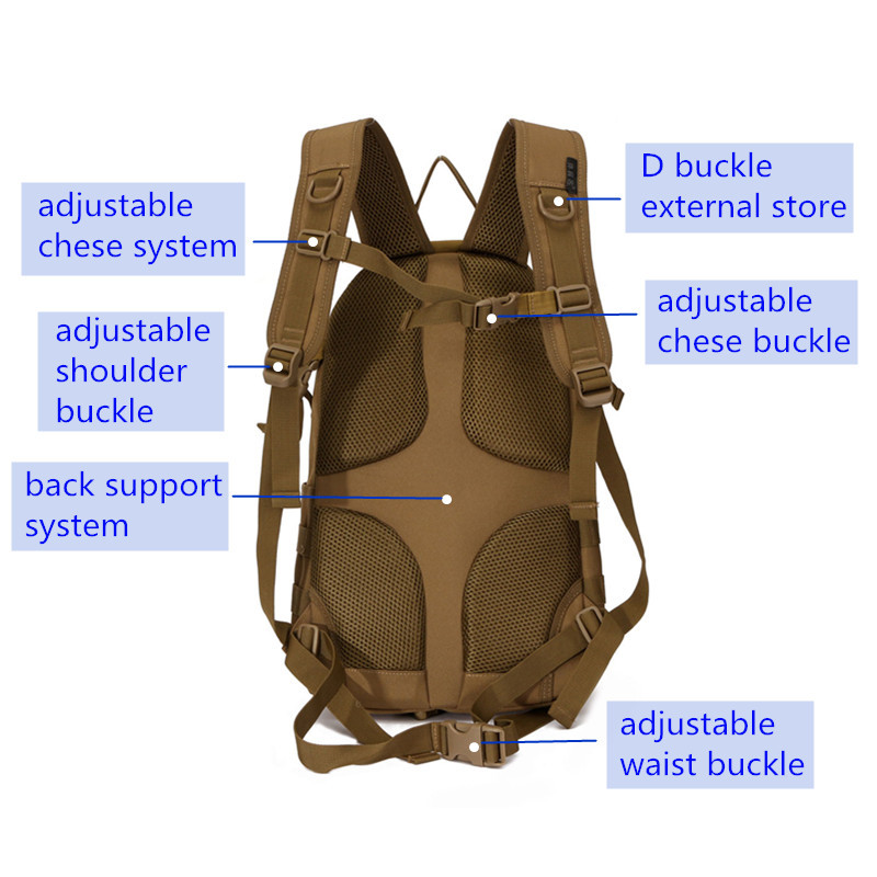 Outdoor20LBackpackRucksackCampingHikingTravelShoulderBagPack-989840-9