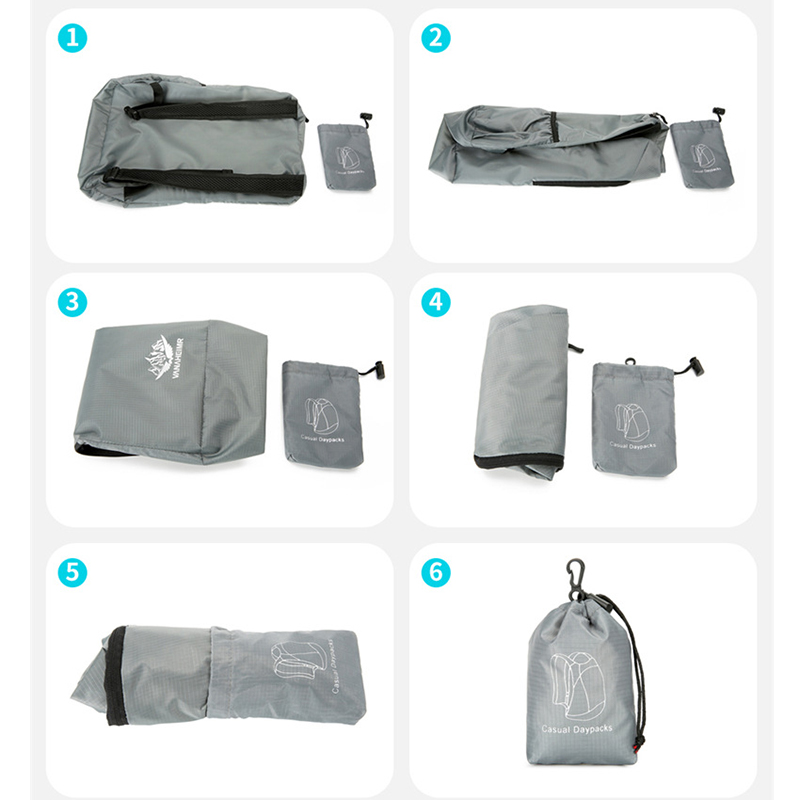 OutdoorFoldingBagLightweightWaterproofTravelBagFitnessSportsBackpackLargeCapacityBackpack-2004217-7