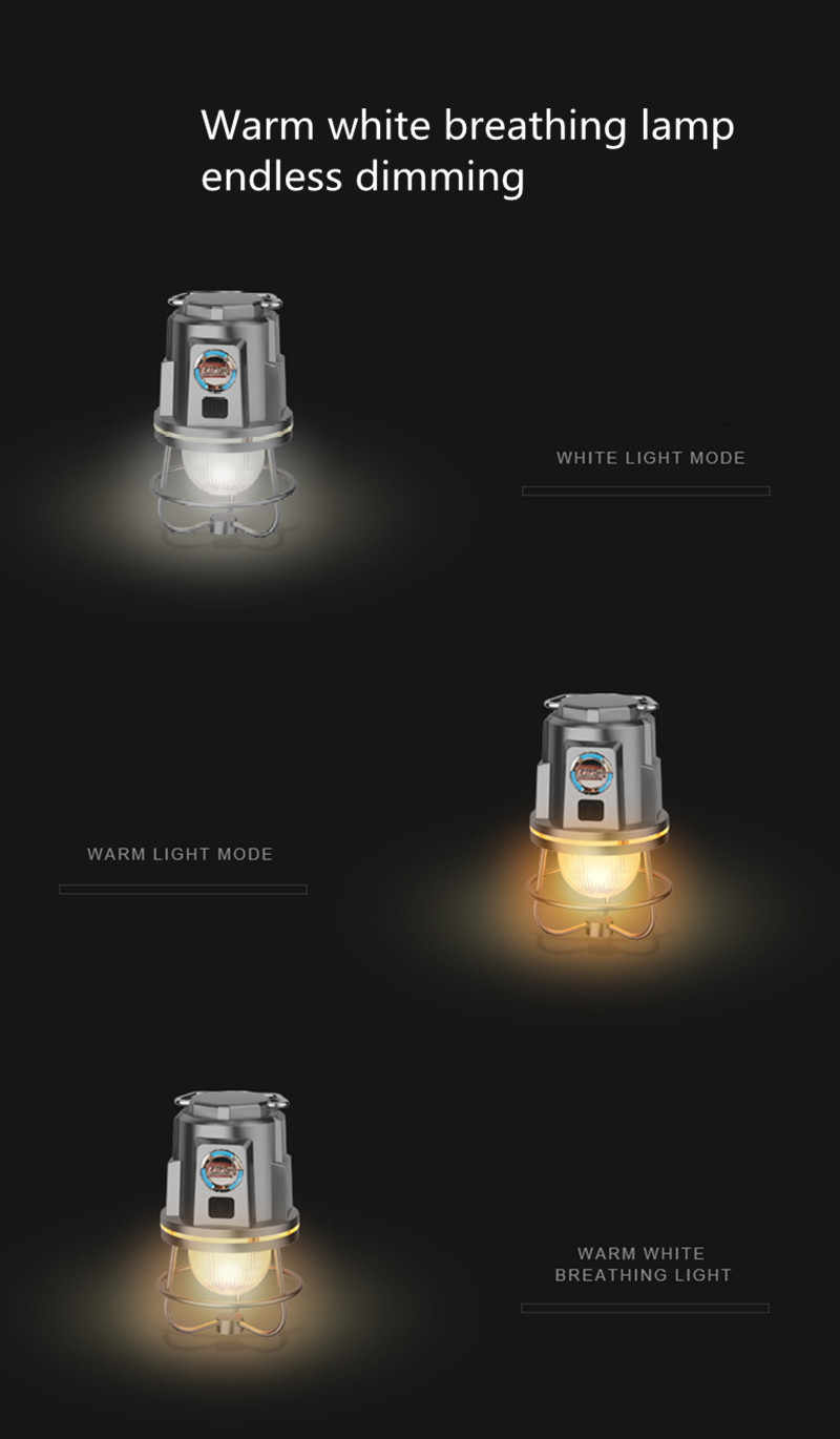 OutdoorLighthouseRetroCampingLightWarmLightCompassLedMulti-FunctionalCampAtmosphereTentLight-2007853-11