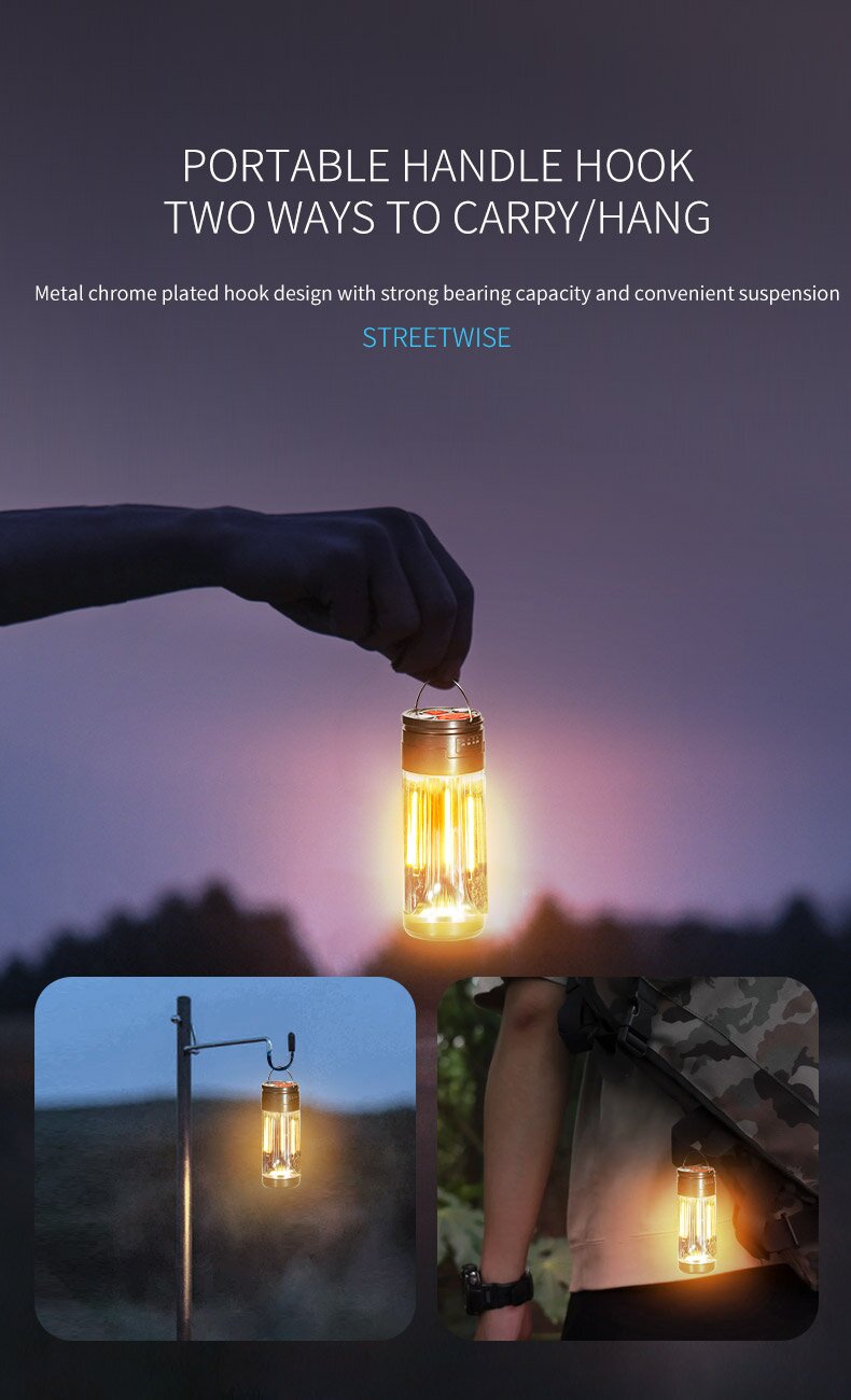 OutdoorLightingLEDCampingLightMultifunctionalUSBChargingSolarTentLightHungingStandLampLantern-1992658-4