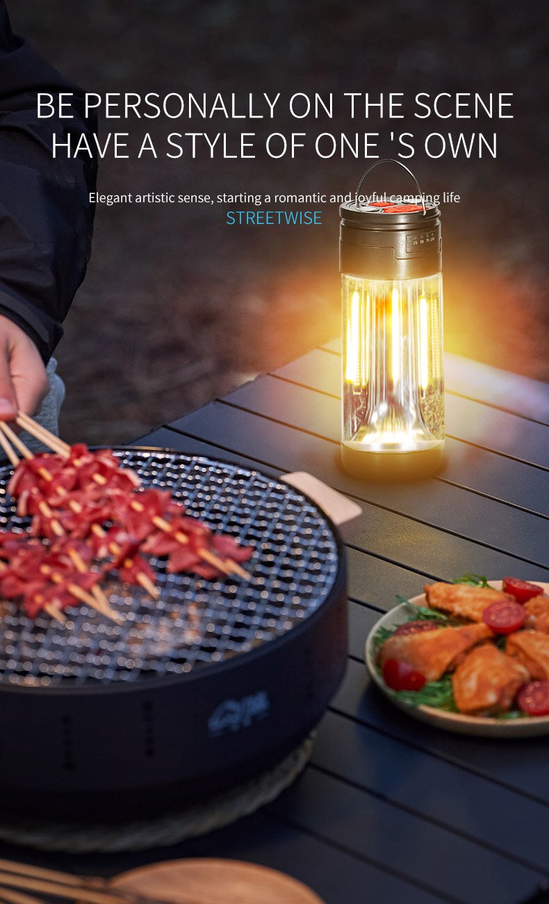 OutdoorLightingLEDCampingLightMultifunctionalUSBChargingSolarTentLightHungingStandLampLantern-1992658-6