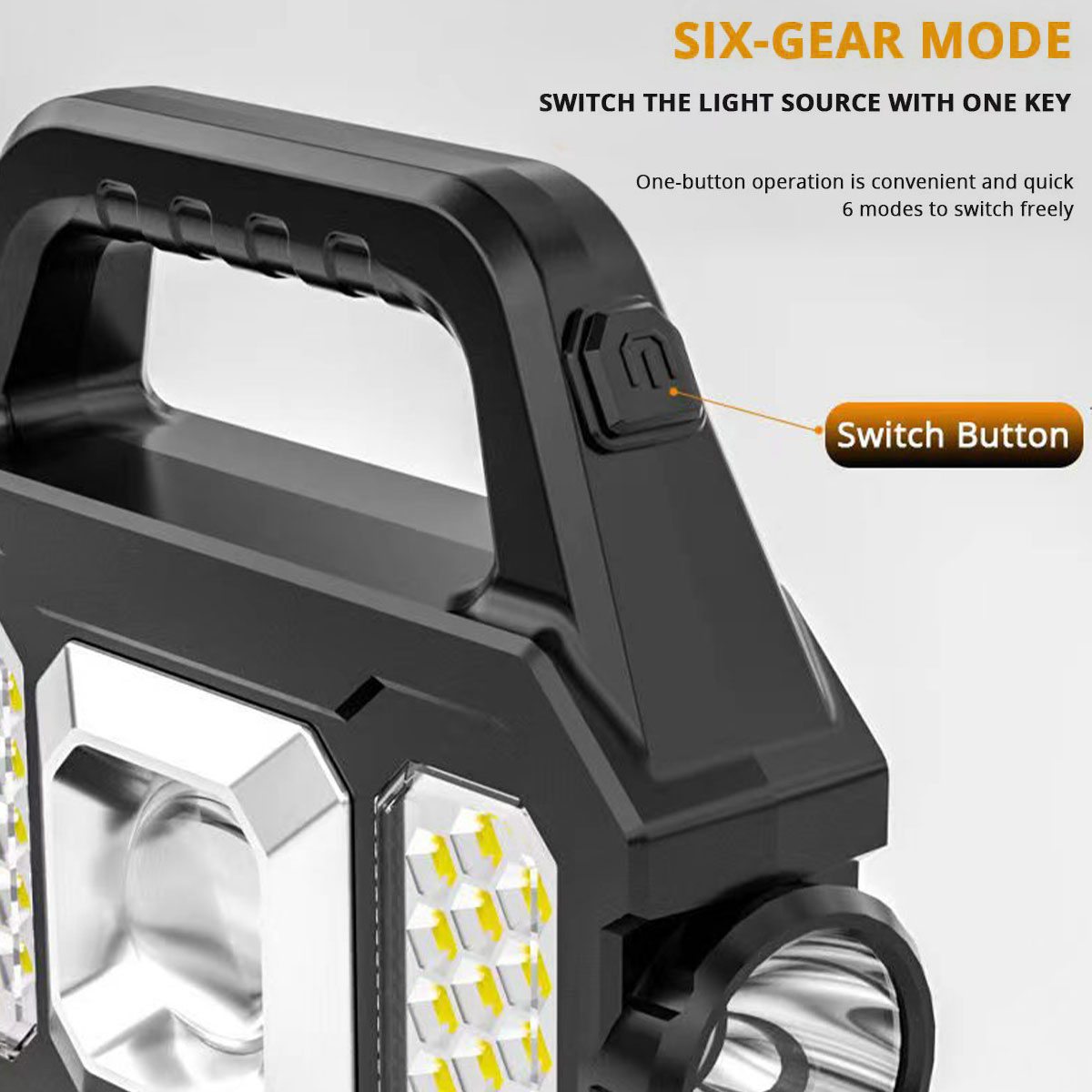 OutdoorSolarLEDCampingLightSuperBrightFlashlightWorkLightsUSBRechargeableHandheldLanternsSpotlightSe-1976239-4