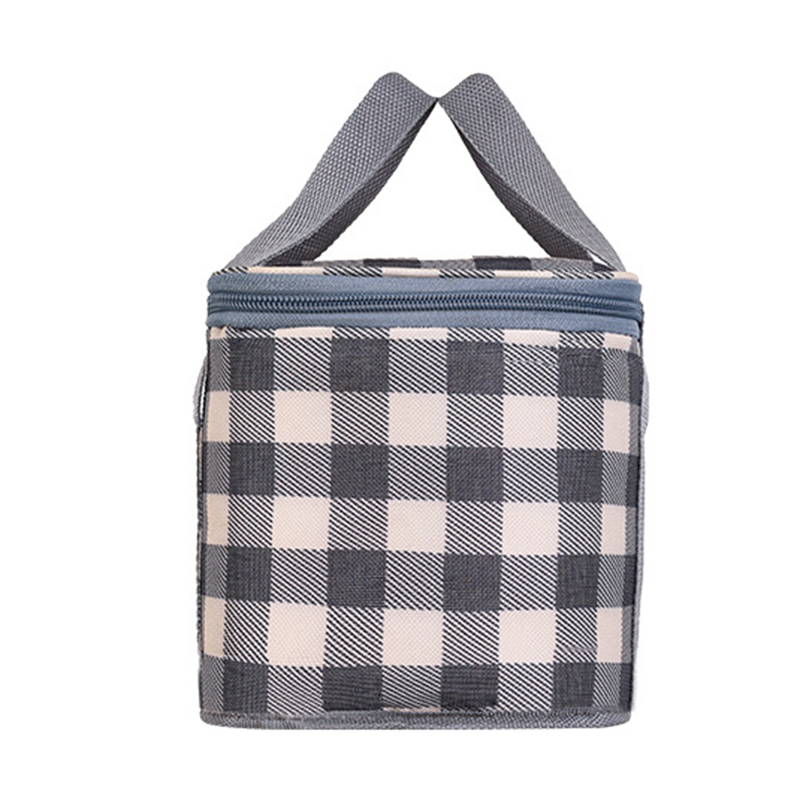 PicnicBasketsHandheldInsulationBagWithColoredPlaidWaterproofRattanOutdoorPortablePicnicBasketLargePi-1992048-3