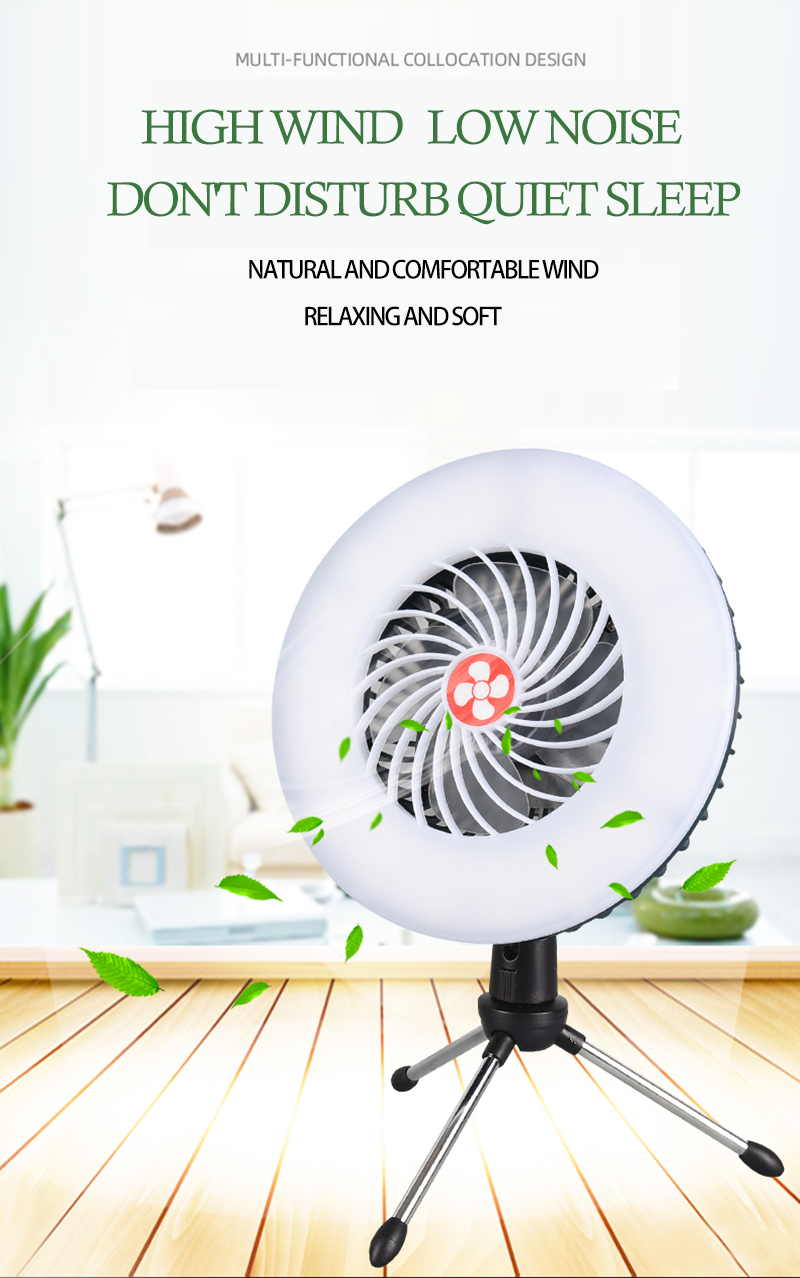 PortableFanLightUSBRechargePowerBankCampingLampMultifunctionOutdoorLightingLEDHangingTentFanLight-1987228-3
