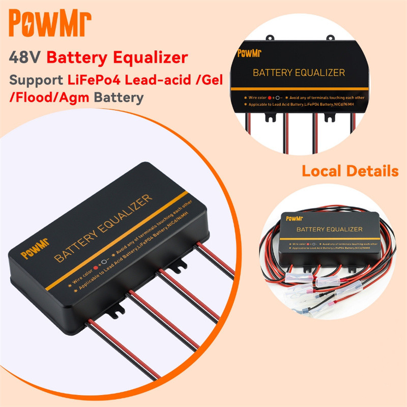 PowMrBatteryEqualizerVoltageBalancerAutoEqualizeVoltageof48VSolarPowerBankofLifepo4BatterytoExtendBa-2008927-1