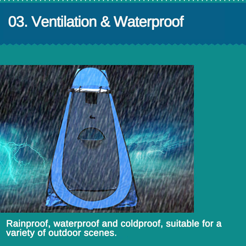 SingleAutomaticTentCampingAnti-UVSunshadeBeachToiletTentWithStorageBag-1630049-5