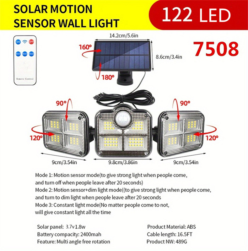 SolarLightsOutdoorMotionSensorFloodLightsWithRemote3LightModeLedSolarSecurityWallLights-2000728-14