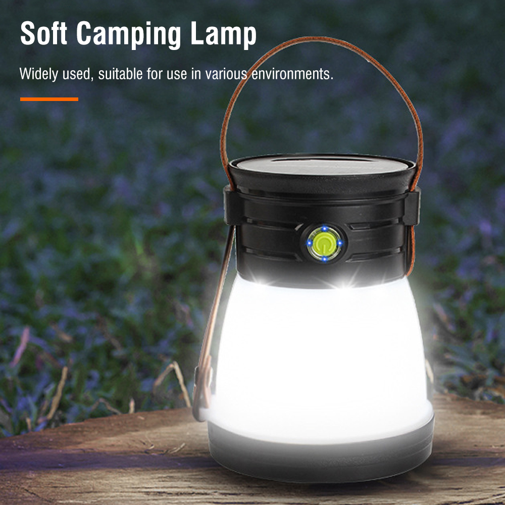 SolarOutdoorCampingLampMultifunctionalPortableTentLight4ModesUSBRechargeableCampingEmergencyLight-2007792-3