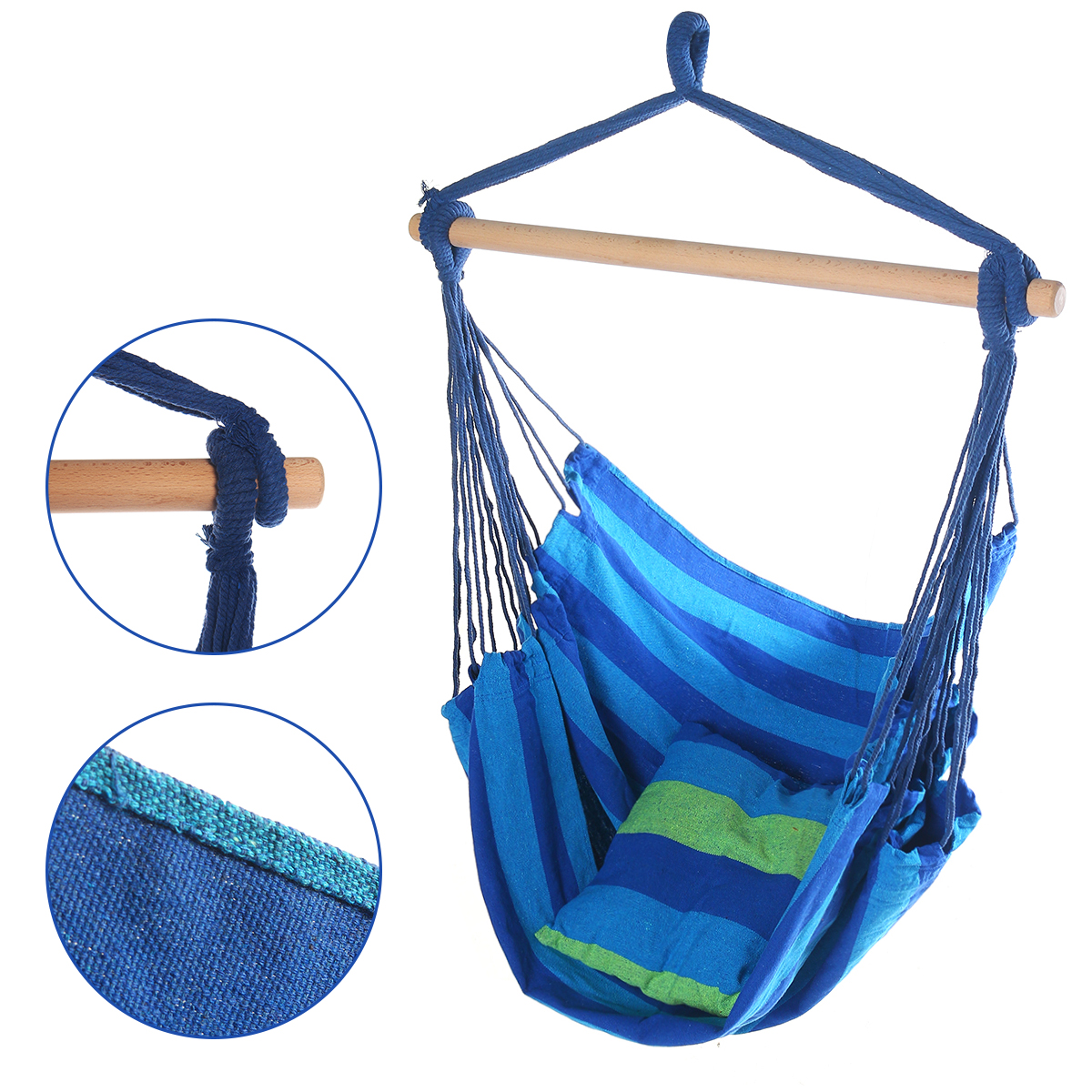 SwingHammockHangingChairGardenIndoorOutdoorSwingSeat-1711721-3