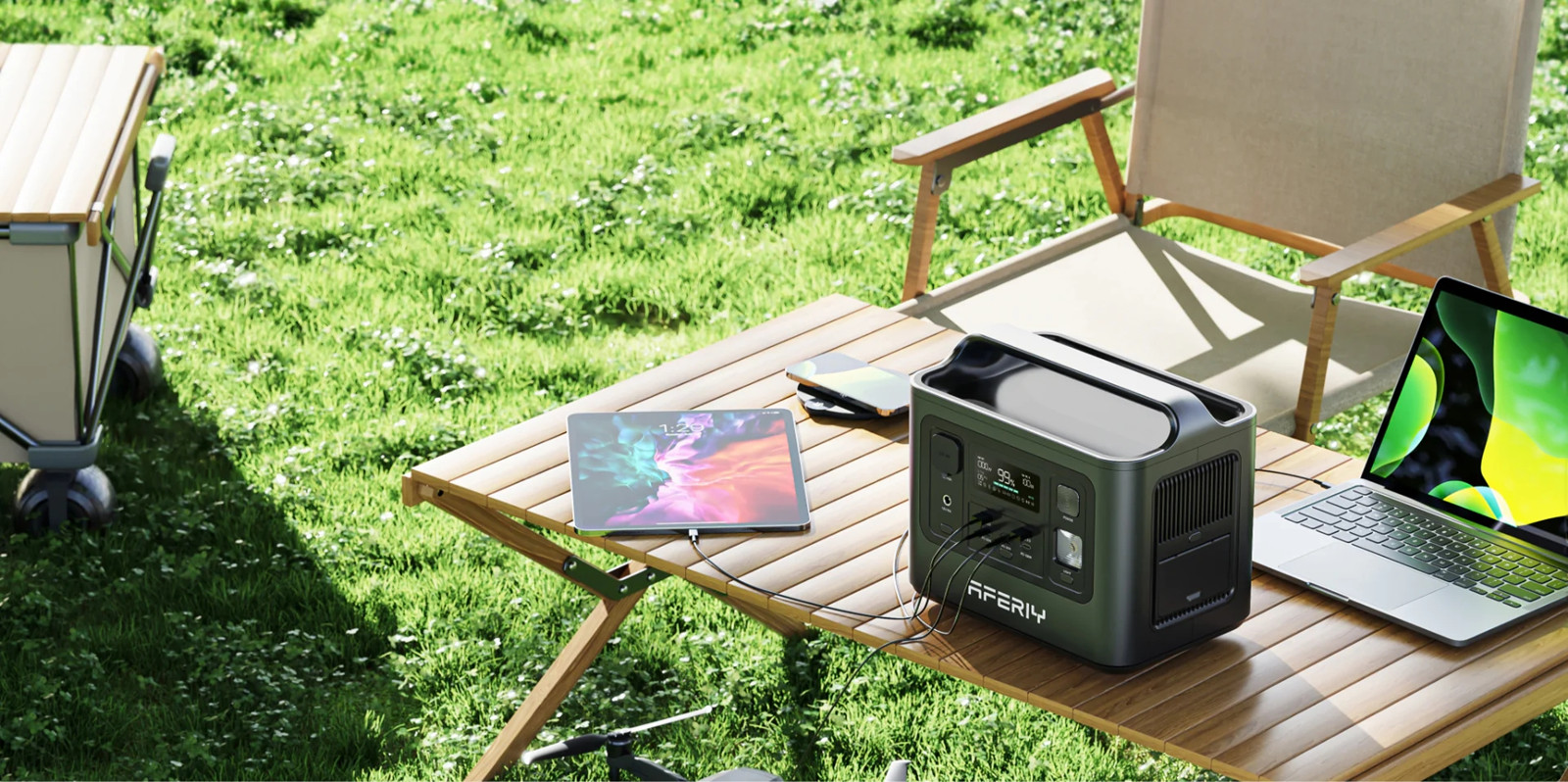 UKDirectAferiyP010800W512WhLiFePO4PortablePowerStation1S100100WSolarPanelUPSPureSineWaveSolarGenerat-2001326-8