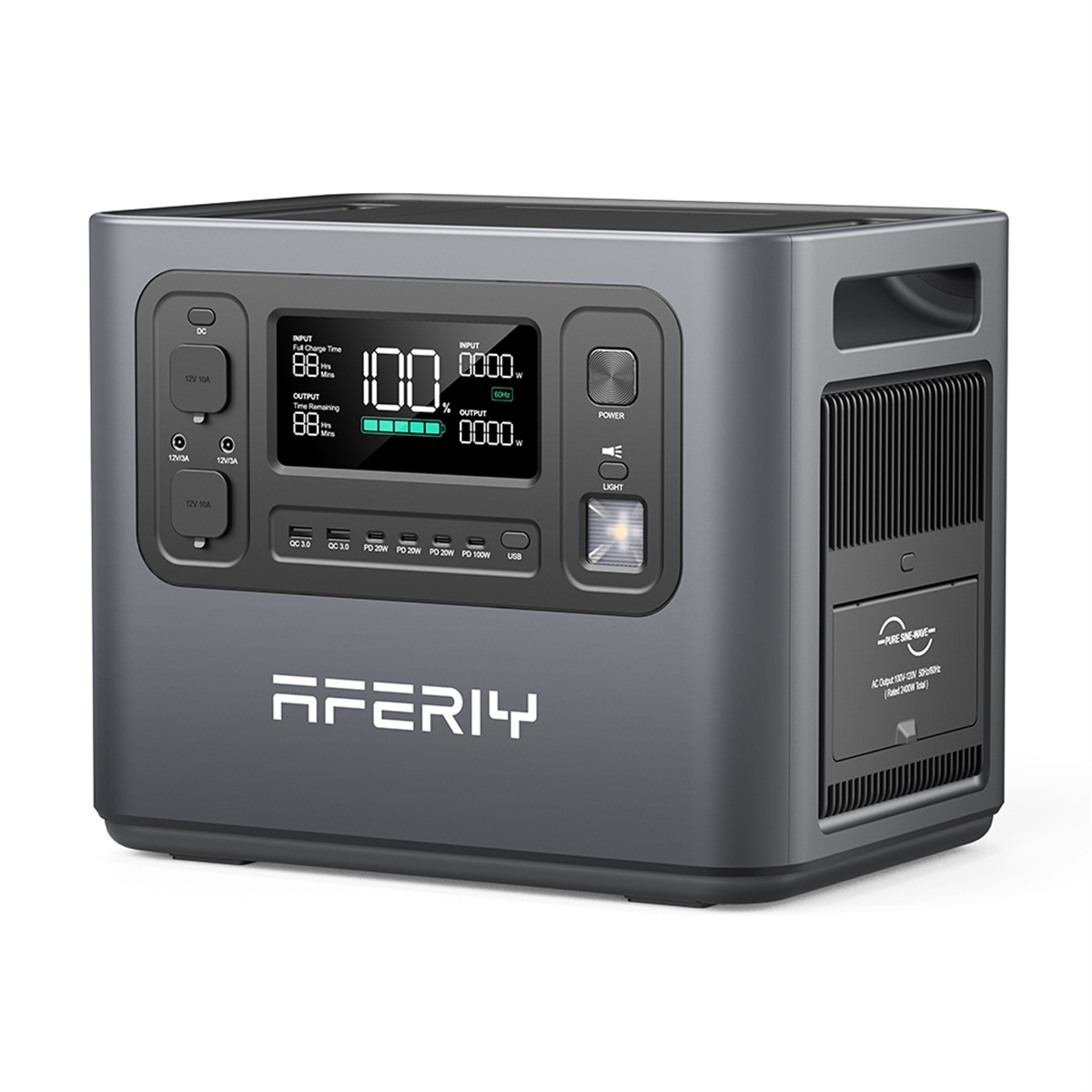 UKDirectAferiyP2102400W2048WhLiFePO4PortablePowerStation1S400400WSolarPanelUPSPureSineWaveSolarGener-2002559-14