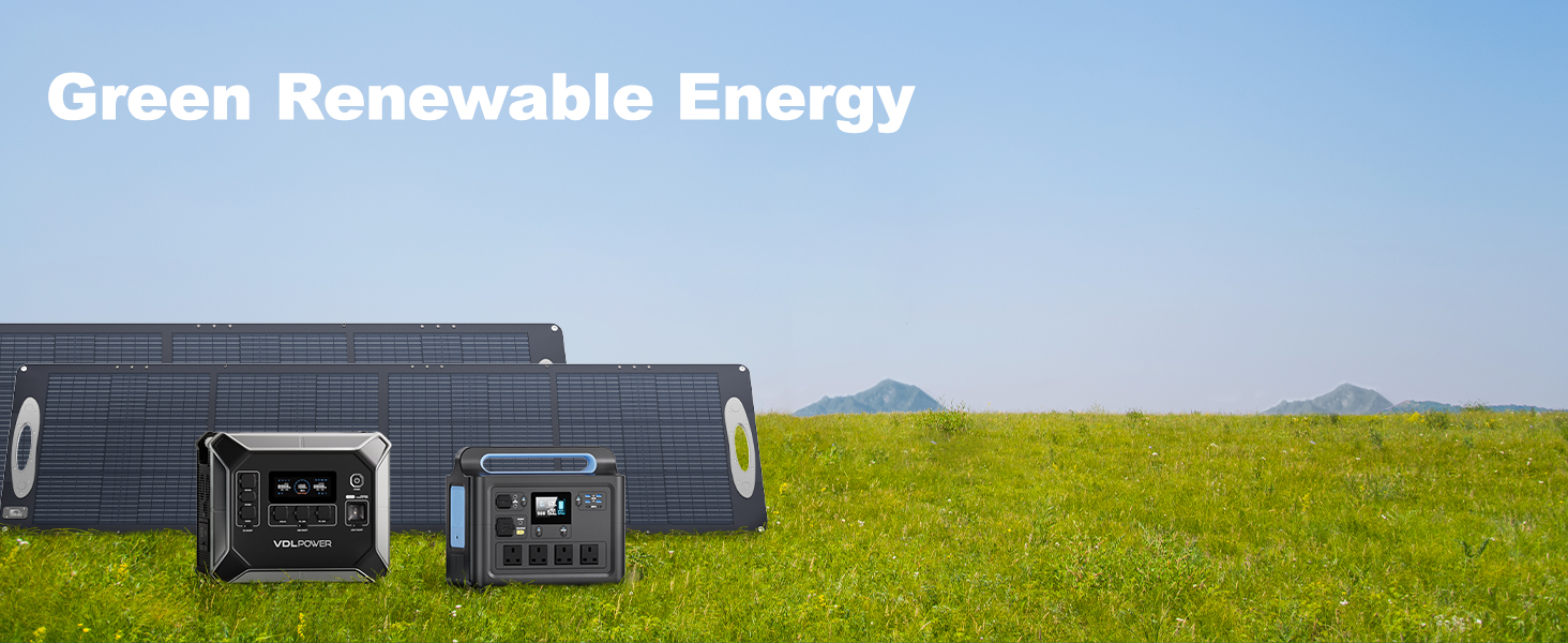 UKDirectVDLHS15001228WH1500WSolarPowerStationLiFePO4SolarGeneratorFullyCharged2HoursPureSinewaveACOu-2003448-11