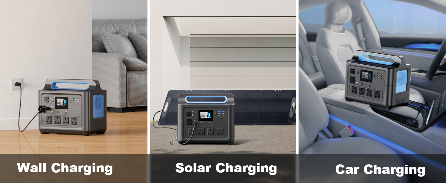 UKDirectVDLHS15001228WH1500WSolarPowerStationLiFePO4SolarGeneratorFullyCharged2HoursPureSinewaveACOu-2003448-9