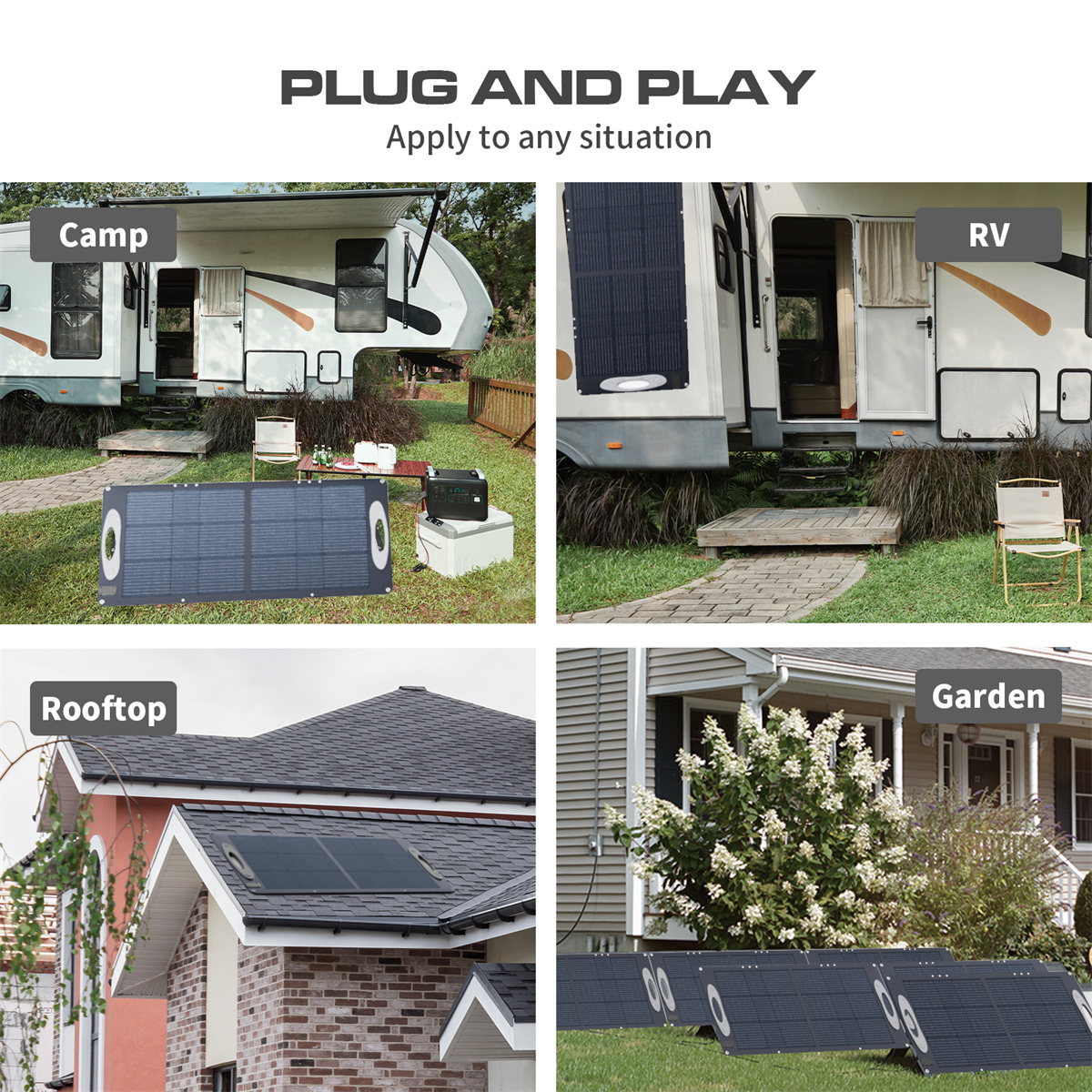 UKDirectVDLSC0101100WETFESolarPanel5VUSB20VDCMulti-Contact4Multi-OutputSolarPanels235EfficiencyPorta-2003453-11