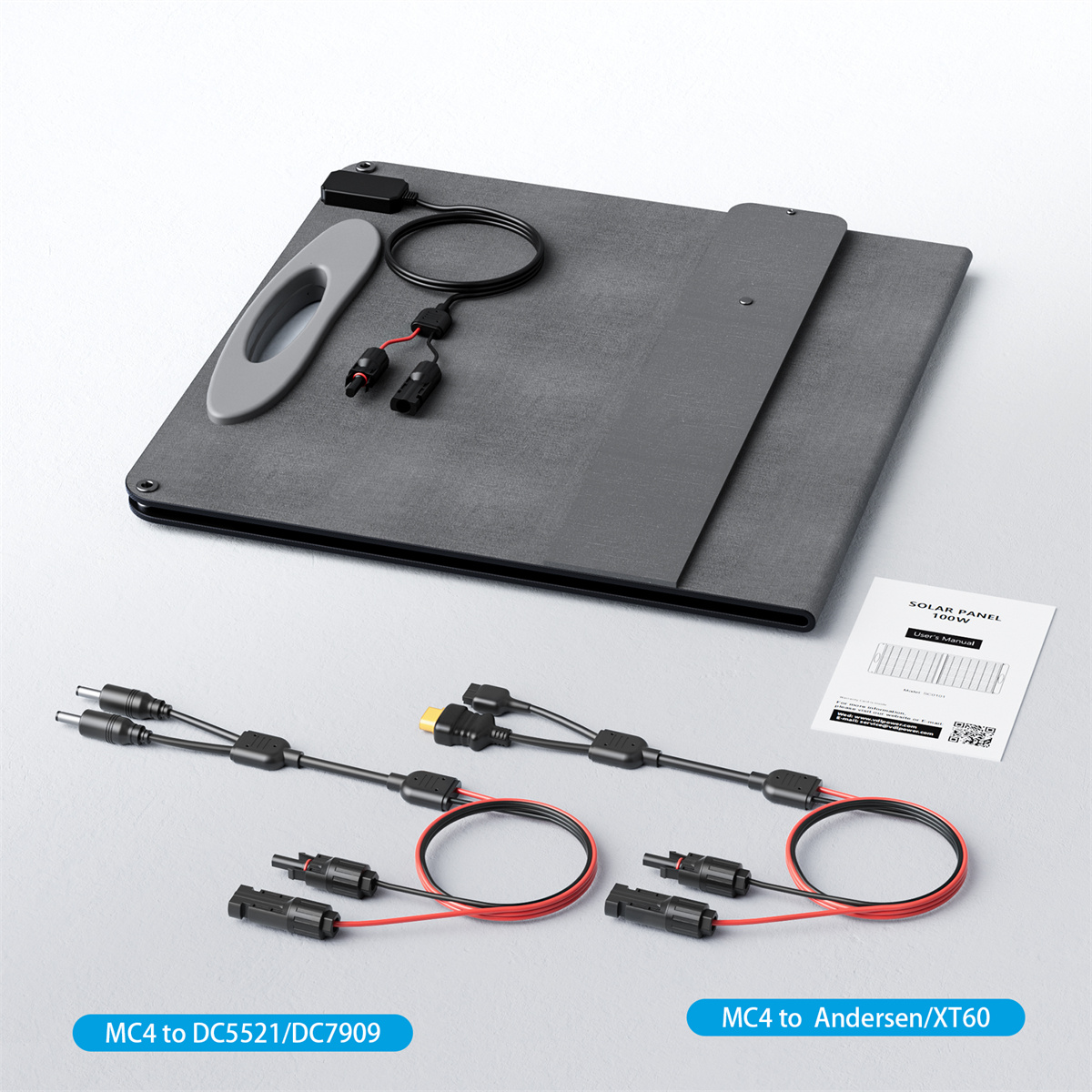 UKDirectVDLSC0101100WETFESolarPanel5VUSB20VDCMulti-Contact4Multi-OutputSolarPanels235EfficiencyPorta-2003453-14