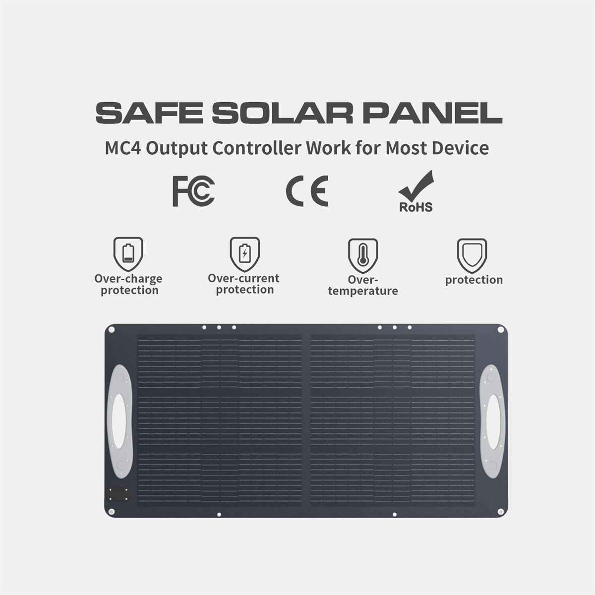 UKDirectVDLSC0101100WETFESolarPanel5VUSB20VDCMulti-Contact4Multi-OutputSolarPanels235EfficiencyPorta-2003453-8
