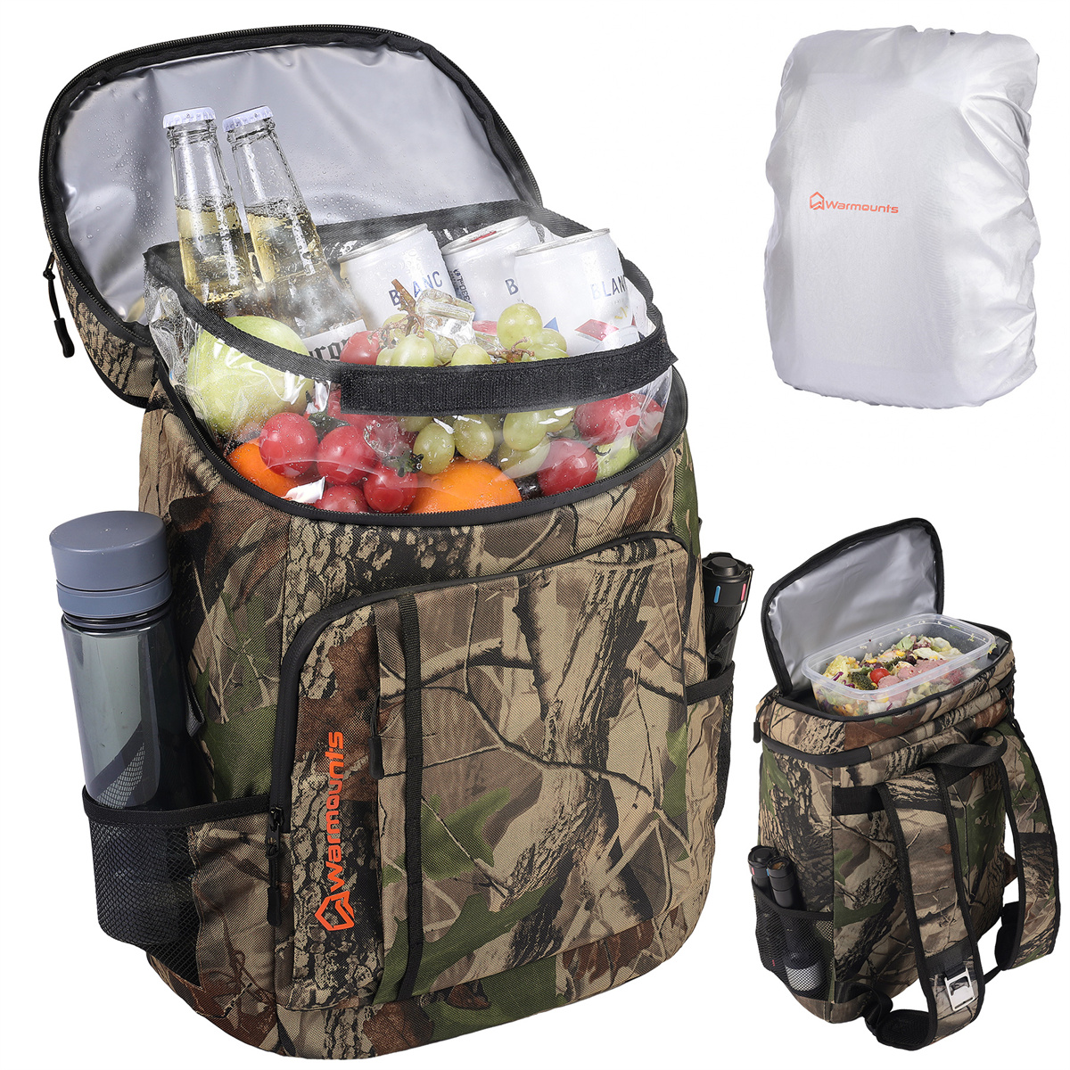 WARMOUNTSBackpackCoolerInsulated36CanswInsulatingCoverUpgradedLeakproofSoftCoolerBackpack2Compartmen-2005915-1