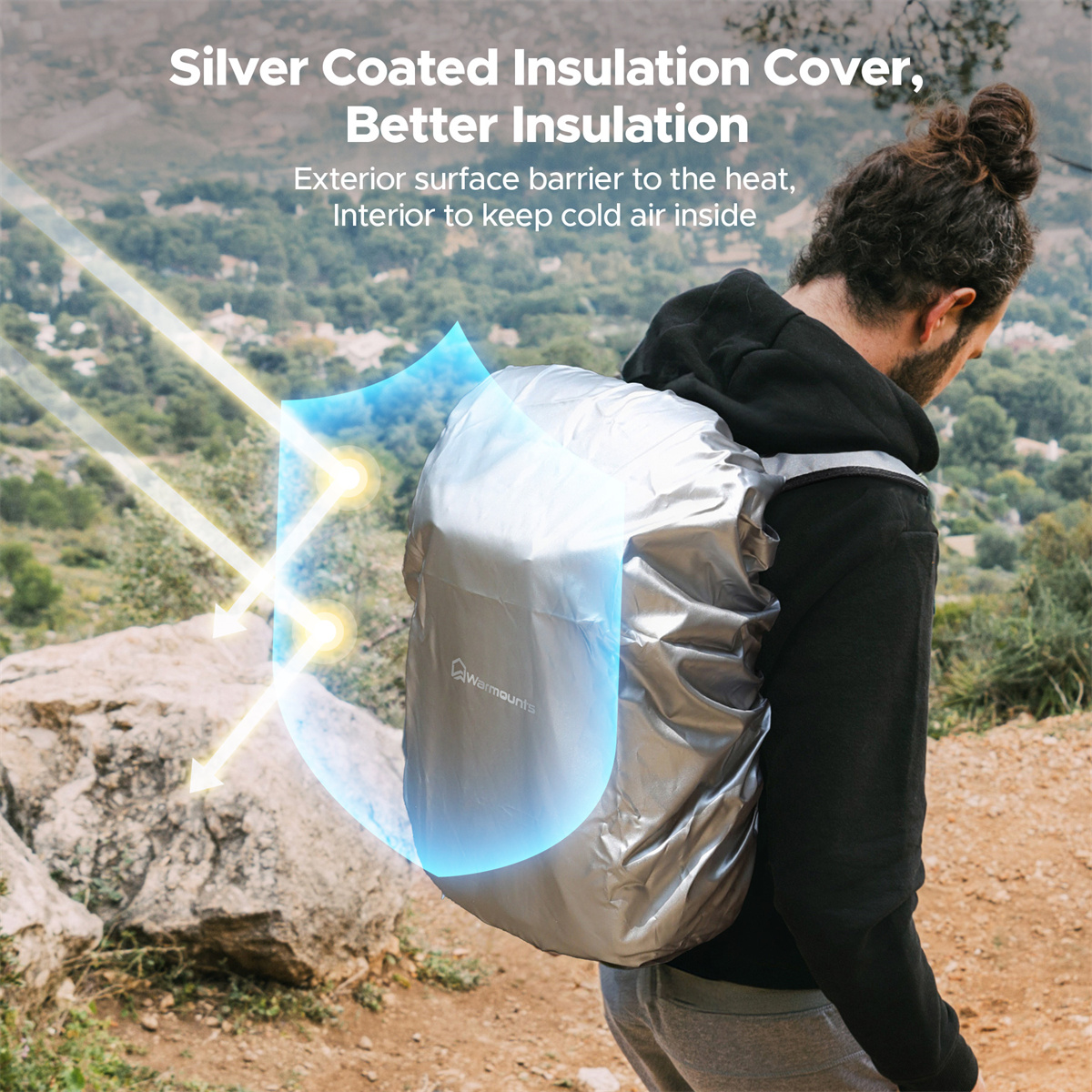 WARMOUNTSBackpackCoolerInsulated36CanswInsulatingCoverUpgradedLeakproofSoftCoolerBackpack2Compartmen-2005915-4