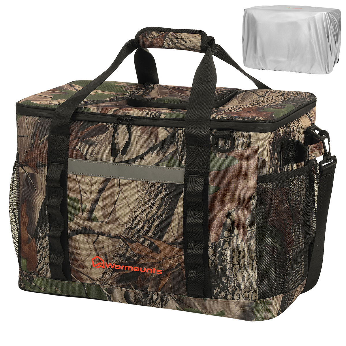 WARMOUNTSBackpackCoolerInsulated75CanswInsulatingCoverUpgradedLeakproofSoftCoolerBackpack2Compartmen-2005921-2