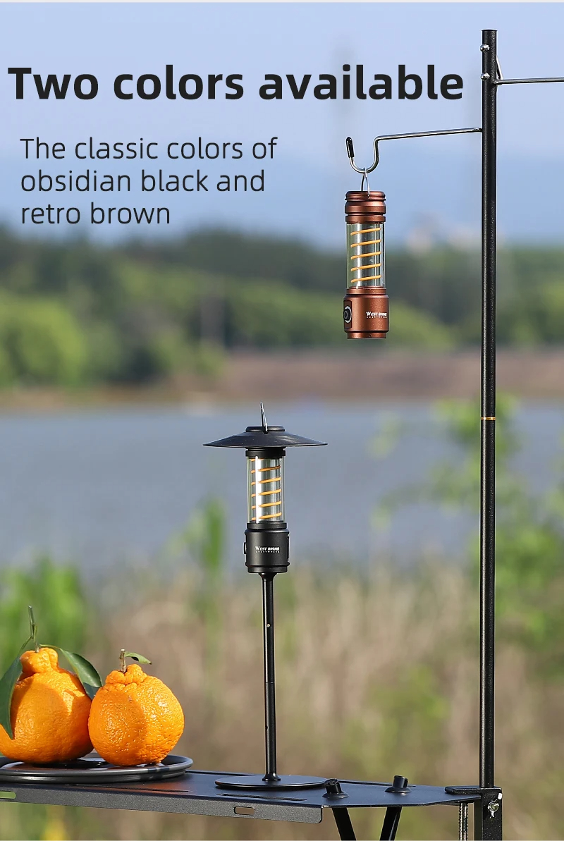 WESTBIKINGPortableCampingLight3In1MultifunctionalOutdoorLEDFlashlightUSBChargingEmergencyLampHanging-2009915-12