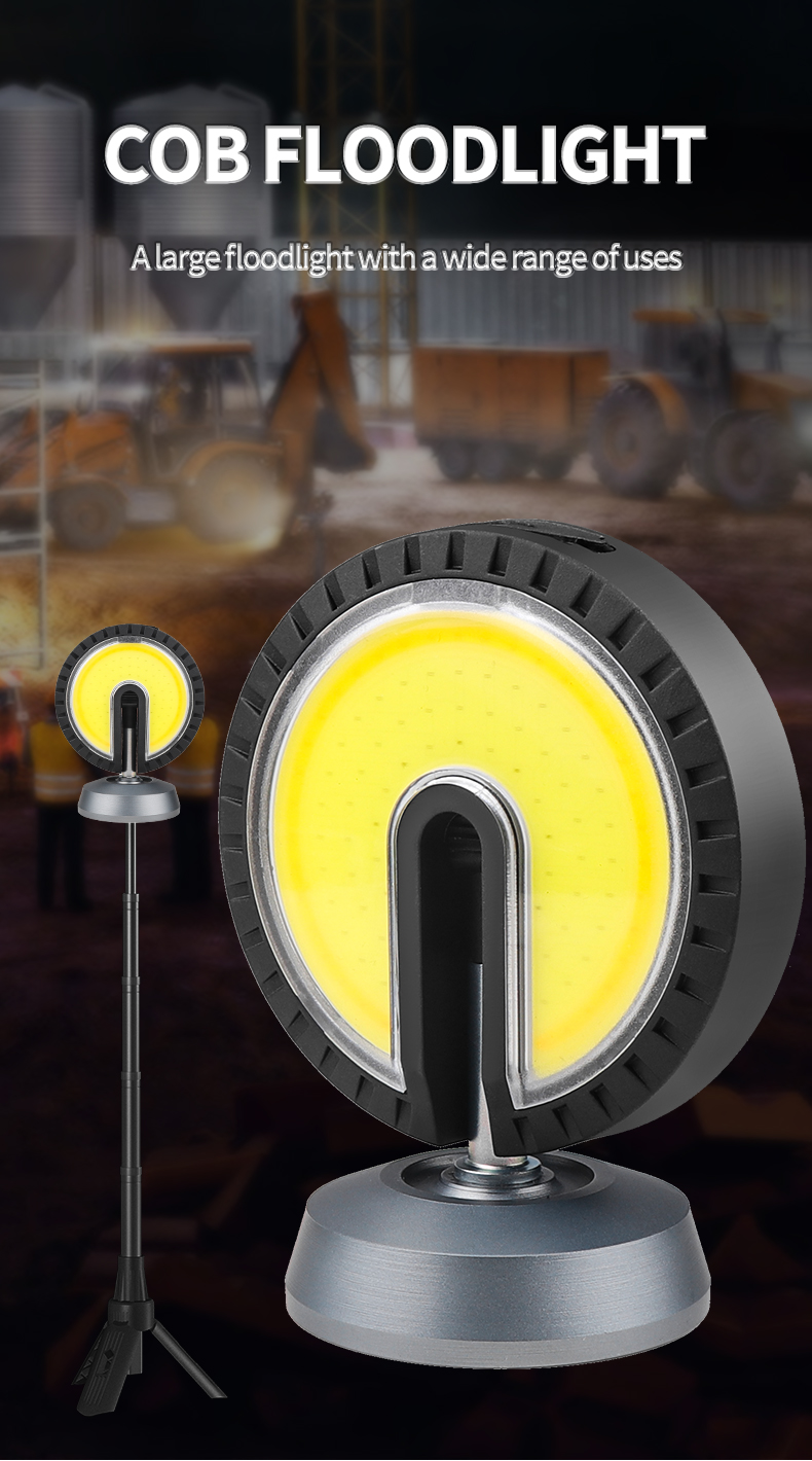 XHP50LEDSolarStrongLightCampingLampCOBWithMagnetType-CChargingMulti-FunctionDigitalDisplayWorkLightI-2007329-1