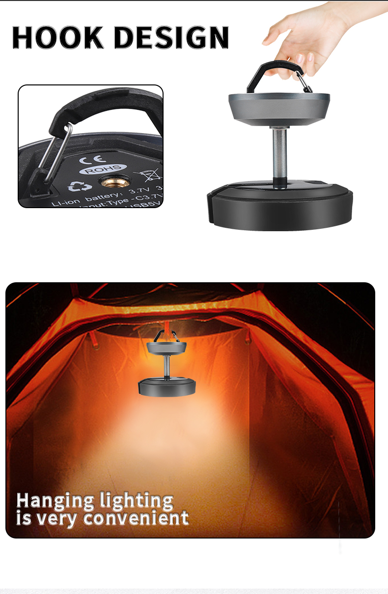 XHP50LEDSolarStrongLightCampingLampCOBWithMagnetType-CChargingMulti-FunctionDigitalDisplayWorkLightI-2007329-10