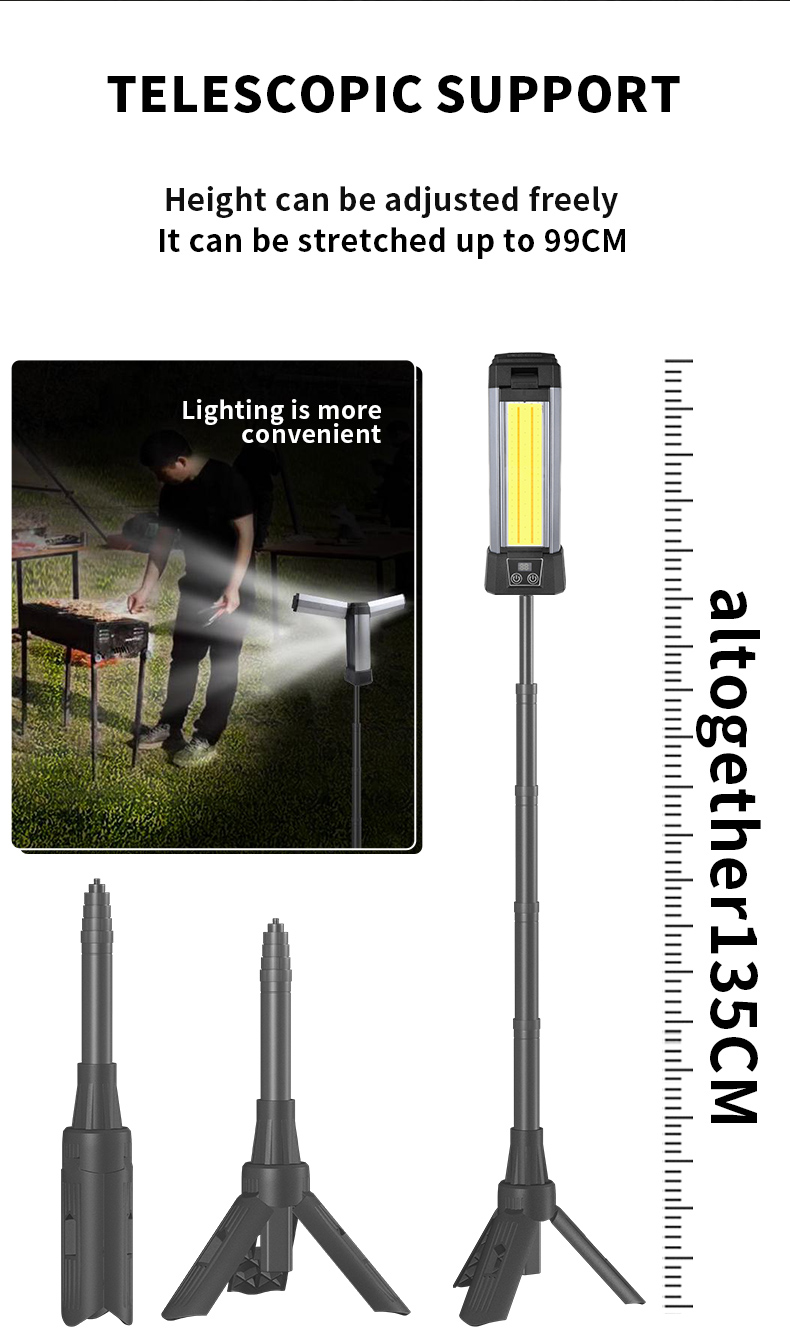 XHP50LEDStrongLightCOBWithBuilt-inBatteryandMagnetCanOutputMultifunctionalDigitalDisplayWorkLight-2006743-17